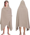 COTTON CRAFT Hooded Bath Towel – Oversized 35 x 70 Waffle Weave Towel by COTTONCRAFT