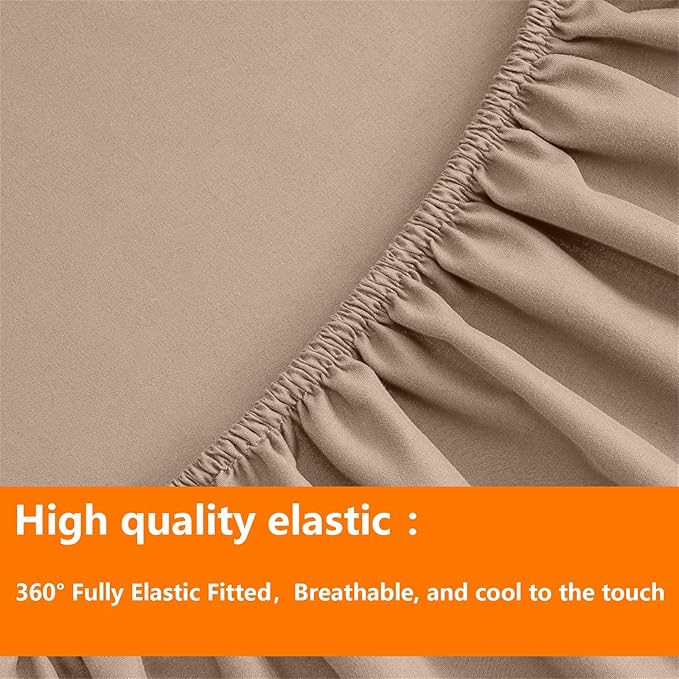 TAIMIT Beige Queen Size Comforter Set - Image 6