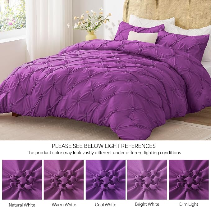 BEDELITE Purple Queen Comforter Set - Image 8