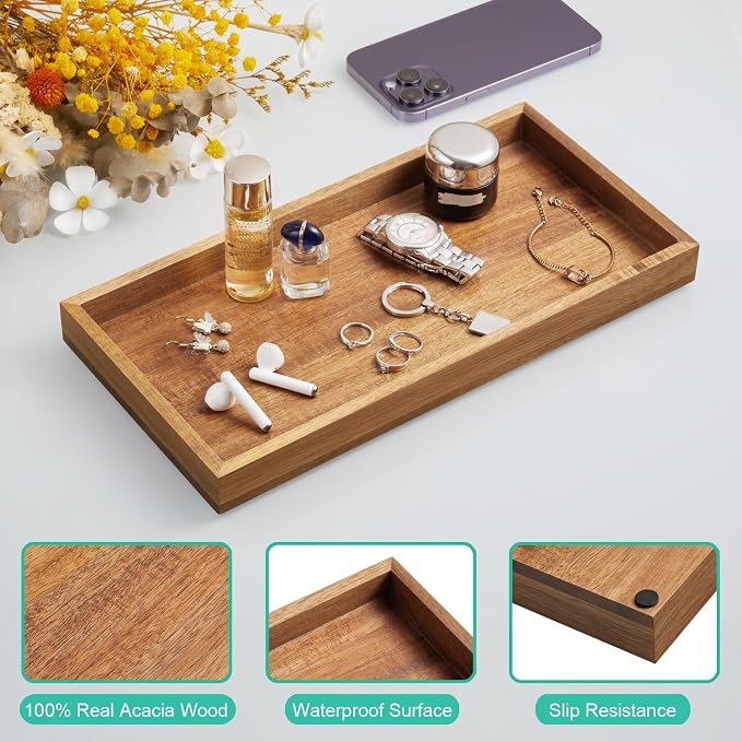 ALELION 13" Bathroom Vanity Tray - Image 4