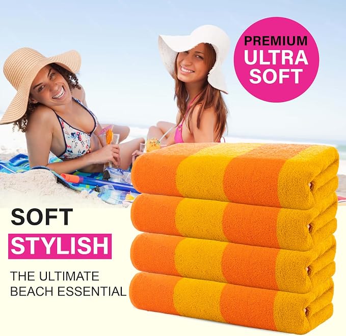 CASA COPENHAGEN Malibu Beach Towels Designed in Denmark Rough and Tough - Image 4