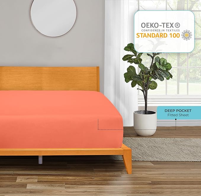 Royale Linens Fitted Sheet Twin XL - Image 7