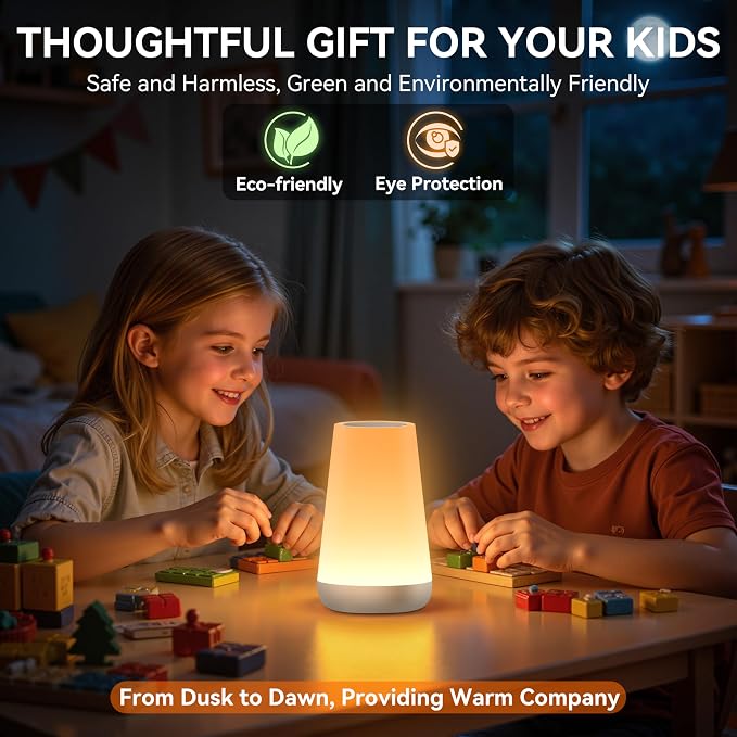 Auxmir Night Light for Kids Baby, 2500mAh13 RGB Colors & 5 Brightness, Portable - Image 6
