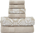 Modern Threads Amaris 6-Piece Reversible Yarn Dyed Jacquard Towel Set by ModernThreads