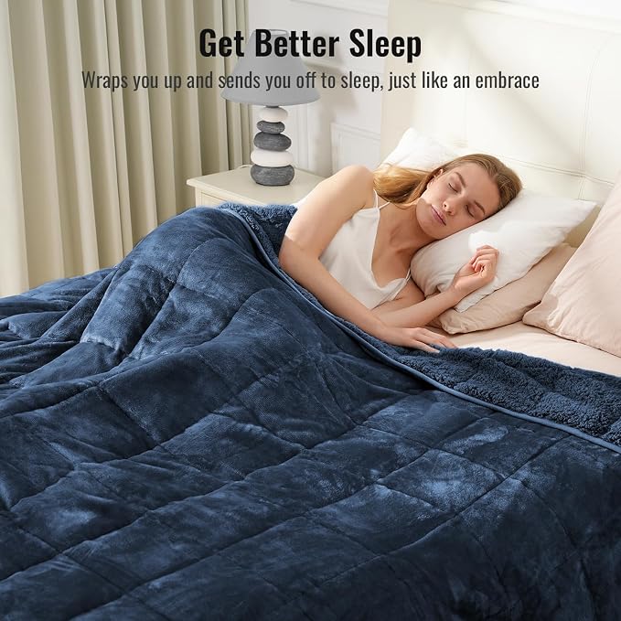 Uttermara Weighted Blankets for Adults Full Size, 15lbs 48x72 inches Blanket - Image 3