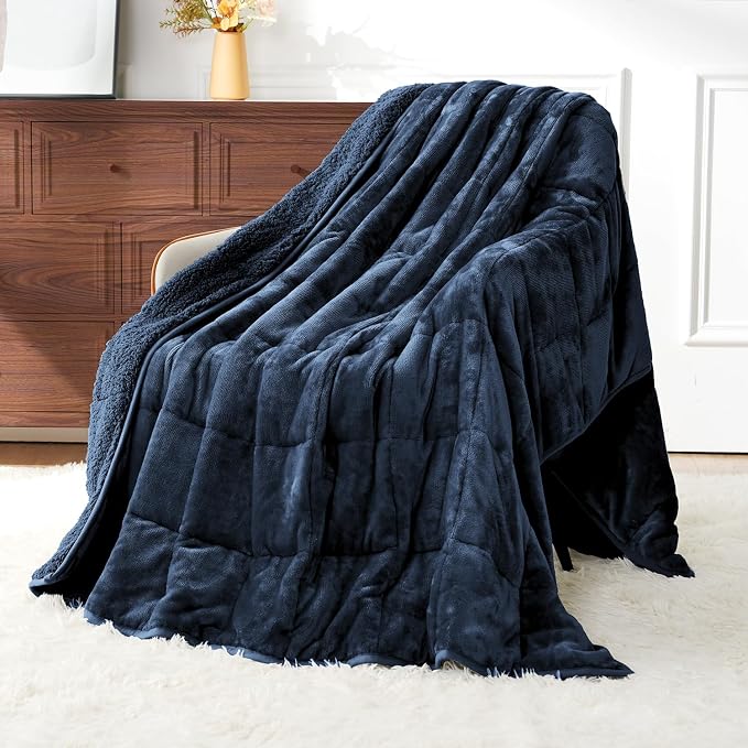 Uttermara Weighted Blanket for Adults, Twin Size 48 x 72 inches 12 lbs Heavy by Uttermara