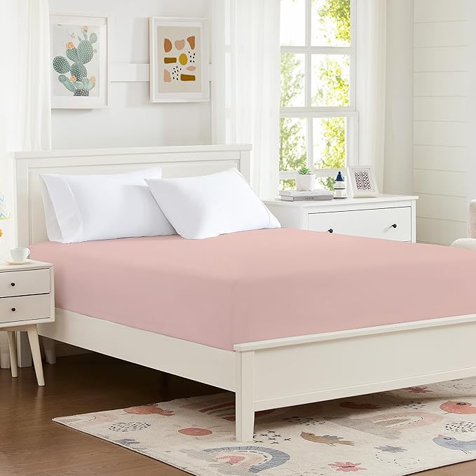 Hotella 100% Microfiber California King Size Fitted Sheet Only, Machine by Hotella