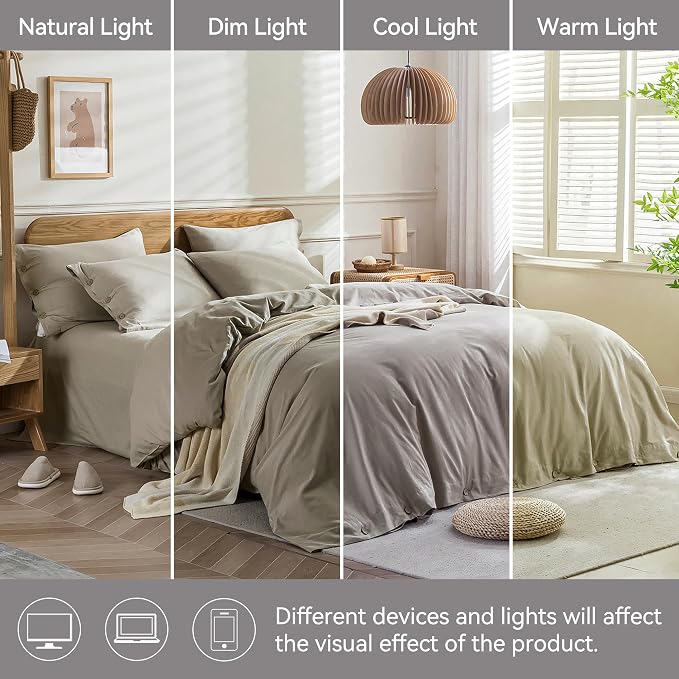JELLYMONI Cotton Duvet Cover Twin Size - Image 9