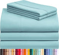 LuxClub 5 PC Split King Sheet Set, Breathable Luxury Bed Sheets, Deep Pockets by LuxClub