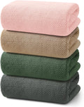 REDKISS Soft Bath Towels Set of 4-35 x 70 in Extra Large Coral Fleece Bath Towel by REDKISSOnline