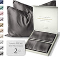 SUNDAYSILKS™ Silk Pillow Cases 2 PACK | 22 Momme Mulberry Silk Pillowcase Set by ColoradoHomeCo