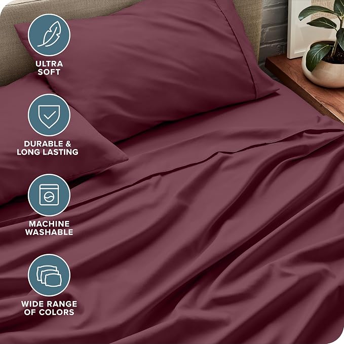 Bare Home Split Head Flex King Sheet Set - Image 5
