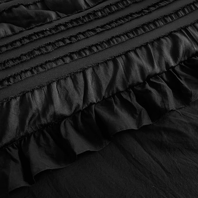 WONGS BEDDING Comforter Full Size, Soft Seersucker Textured Bedding Set Full - Image 5