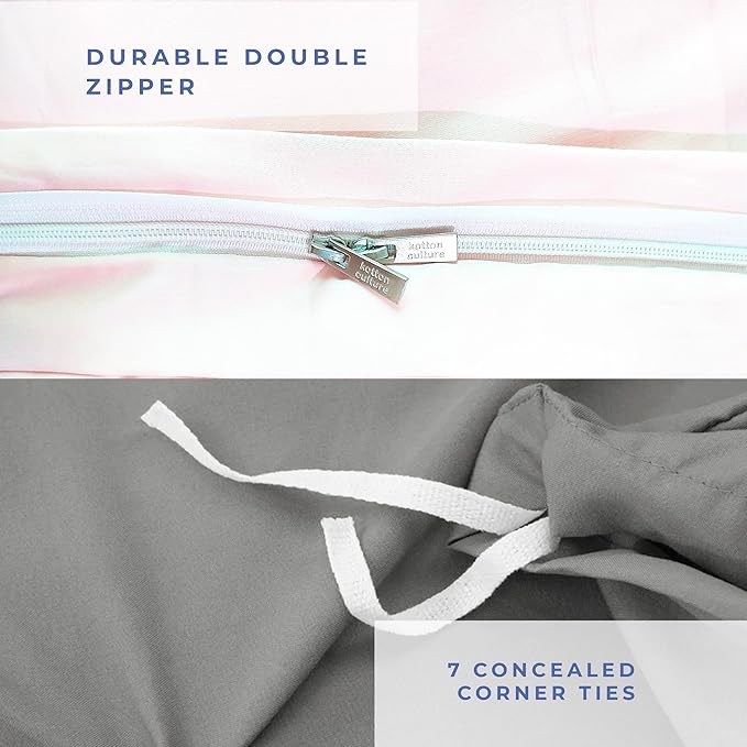 Kotton Culture 1 Pc Twin XL/Twin Duvet Cover Only-100% Egyptian Cotton 600 - Image 4