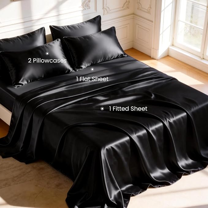 Love's cabin Satin Twin Sheets Set - Image 2