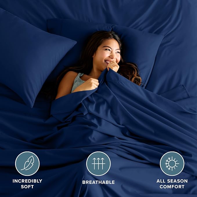 Bare Home Full Flat Sheet - Image 3