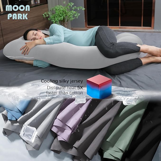 MOON PARK Pregnancy Pillows for Sleeping - Image 3