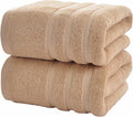 Bath Towels 2 Pack, 30 x 60 Inches, Large 100% Cotton Towels, Comfortable by Velqora