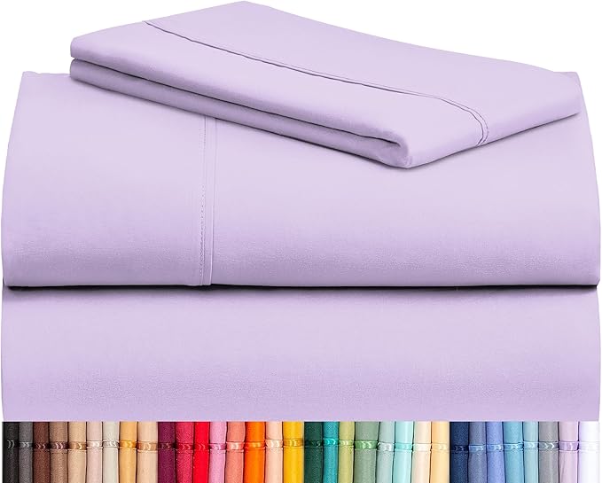 LuxClub 3 PC Sheet Sheets Deep Pockets 18" Eco Friendly Wrinkle by LuxClub