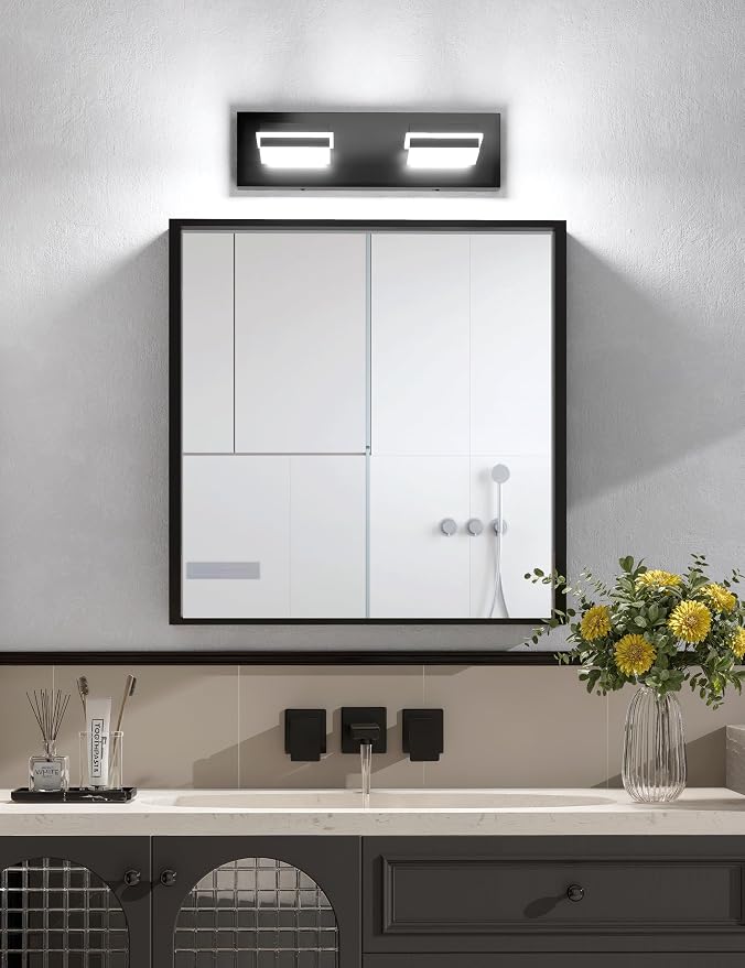 VOLISUN Modern Bathroom Vanity Light Fixtures, 5CCT Dimmable Bathroom Lighting - Image 4