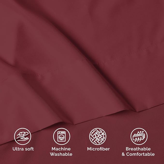 Luxury Flat Sheet on Amazon Elegant Comfort Wrinkle-Free 1500 Premier Hotel - Image 8