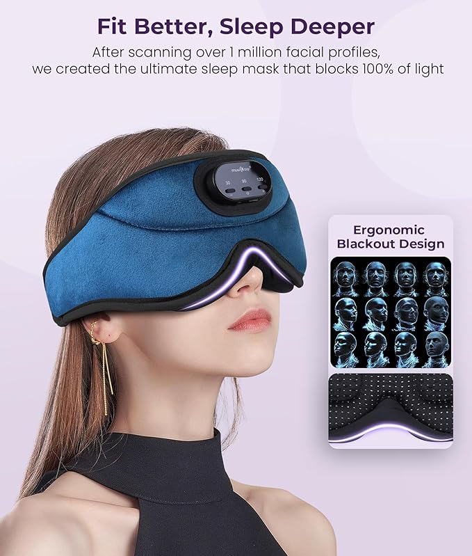 MUSICOZY 3D Bluetooth Sleep Mask - Image 3