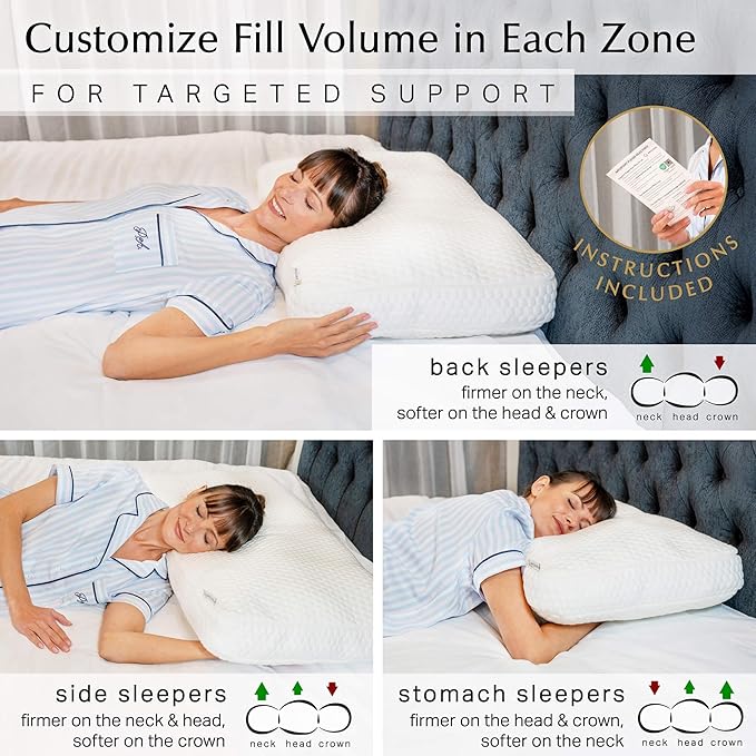 Aricove Bed Pillow for Sleeping, Side Sleeper Pillow for Adults, King Size - Image 6