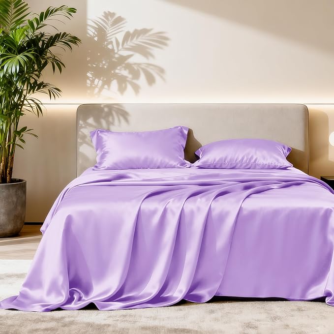 Love's cabin Satin King Sheet Sets by Lovescabin