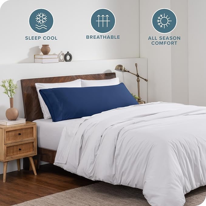 Bare Home Microfiber Body Pillow Cover - Image 2