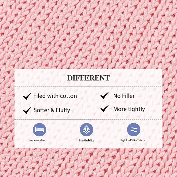 L'AGRATY Knitted Weighted Blanket - Image 7