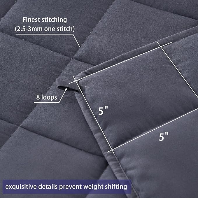 yescool Weighted Blanket for Adults Cooling Heavy Blanket for Sleeping Perfect - Image 5