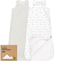 2-Pack Organic Baby Sleep Sacks, 100% Cotton by KeaBabies