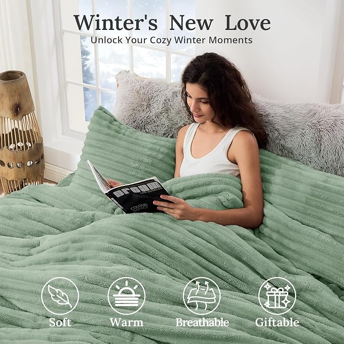 Sasttie California King Comforter Set 3 Pieces - Image 2