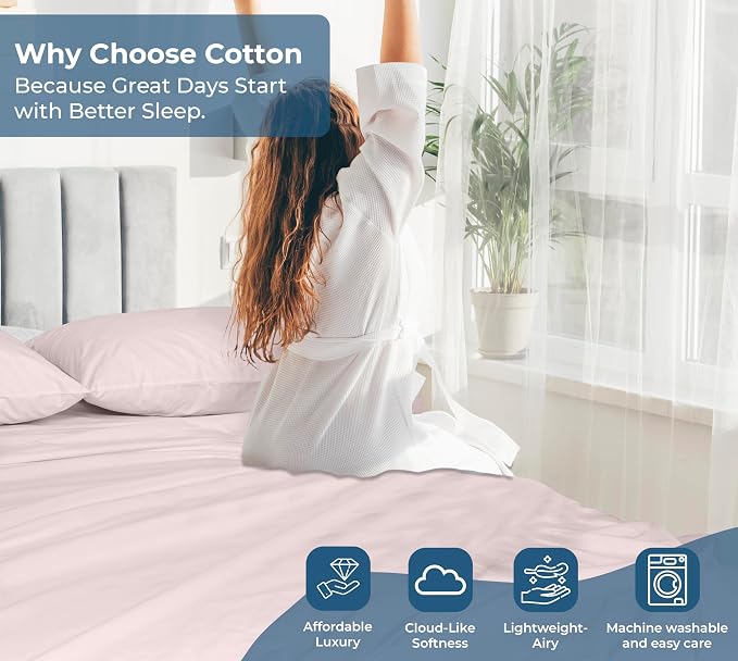 Royale Linen 100% Organic Cotton California King Flat Sheet Only - Image 7