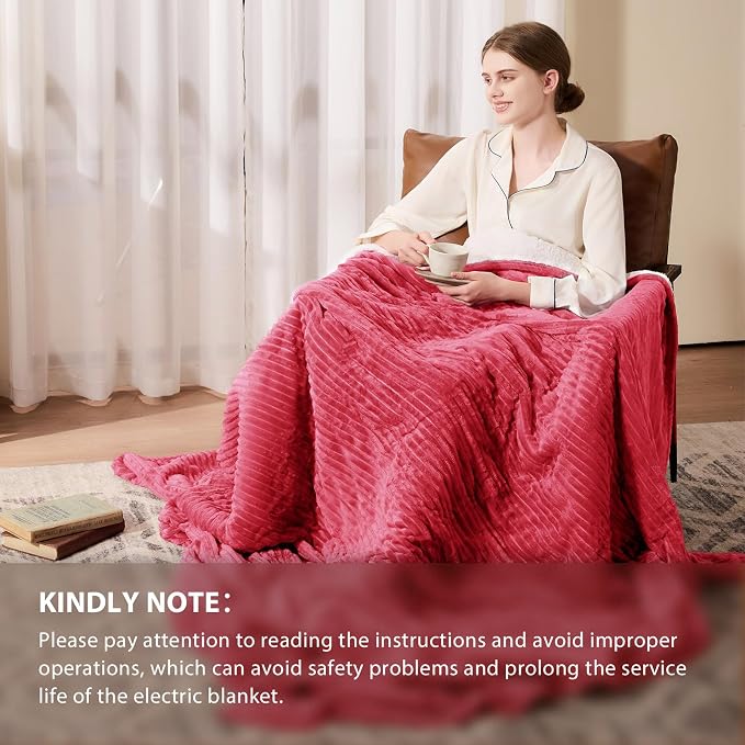 Homemate Heated Blanket Electric Throw - Image 6