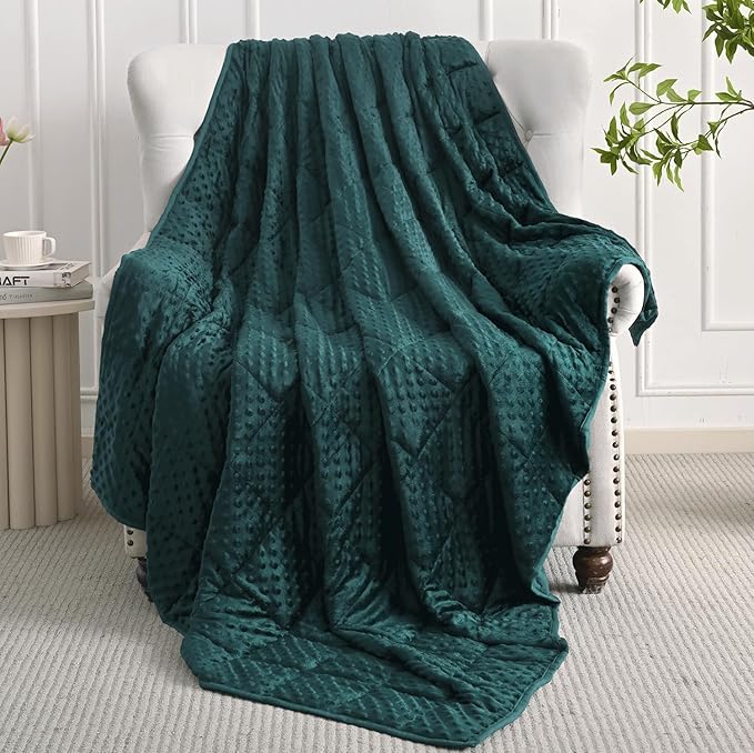 Mr. Sandman Weighted Blanket for Adults Queen Size 15 lbs, Soft Cooling Heavy - Image 8