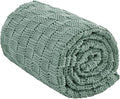 Knitted Weighted Blanket for Adult, No Beads Heavy Blanket 60” x 80'' 15lbs by Unknown