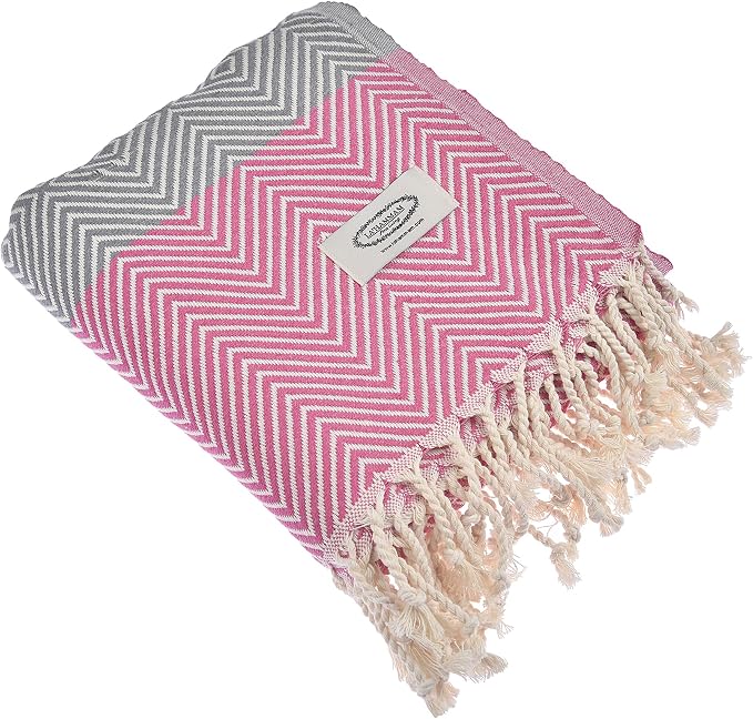 Beach Towel | Cotton Beach Towels, Sand Free, Highly Absorbent, Quick Dry - Image 3