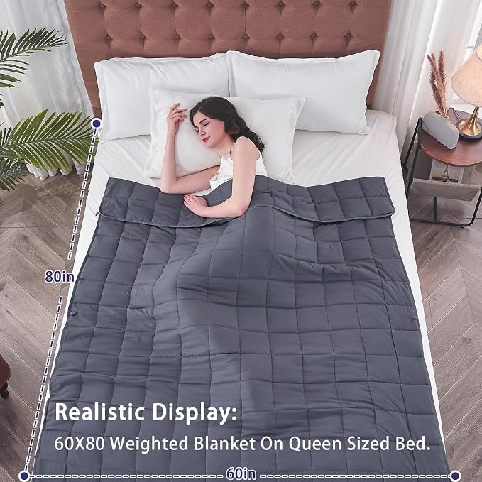 yescool Weighted Blanket for Adults Cooling Heavy Blanket for Sleeping Perfect - Image 3