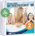 Utopia Bedding Mattress Protector Zippered Queen Size, 100% Waterproof Bed Bug by UTOPIABEDDING
