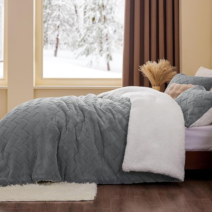 BEDELITE Fluffy Twin Comforter Set - Image 7