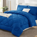 CozyLux Queen Comforter Set Classic Blue by CozyLux
