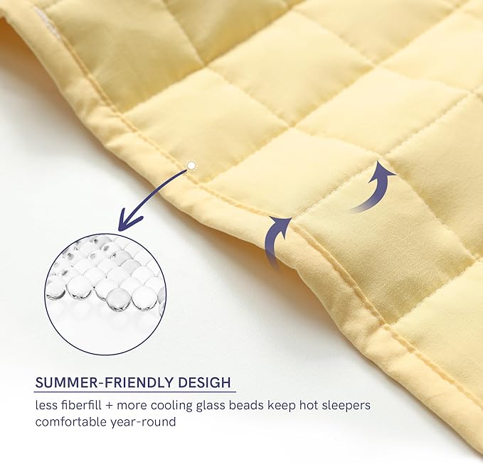 YnM 25lbs Weighted Blanket for Adults, Heavy Bed Throw Blanket - Image 4