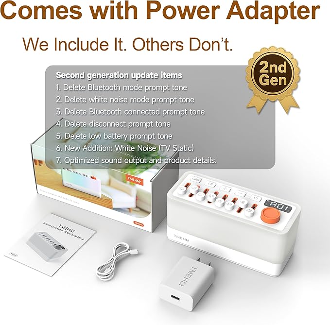 TMEHM 3-in-1 Sleep Sound Machine - Image 2