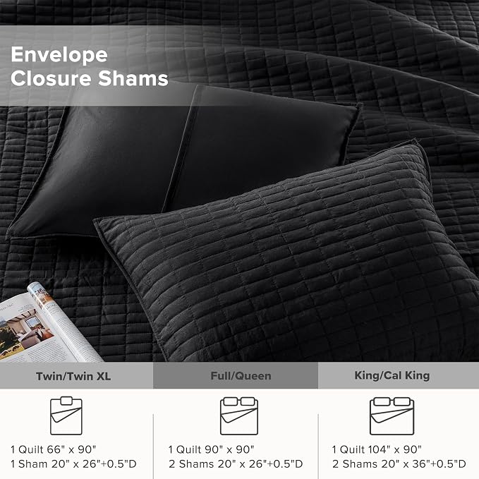 Comfort Spaces Kienna Quilt Set- Double Sided Stitching Design Summer Blanket - Image 5