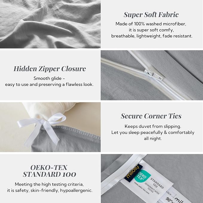 MILDLY Super Soft Duvet Cover 2pcs - Image 5
