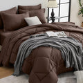 HEVUMYI Brown Twin Comforter Set by HEVUMYI