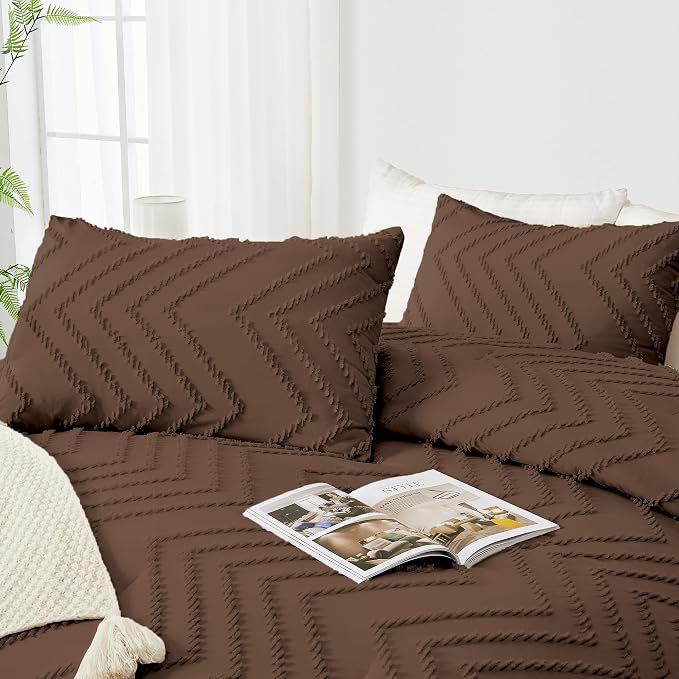 Andency Brown Twin/Twin XL Comforter Set, Twin Bed Comforter - Image 4