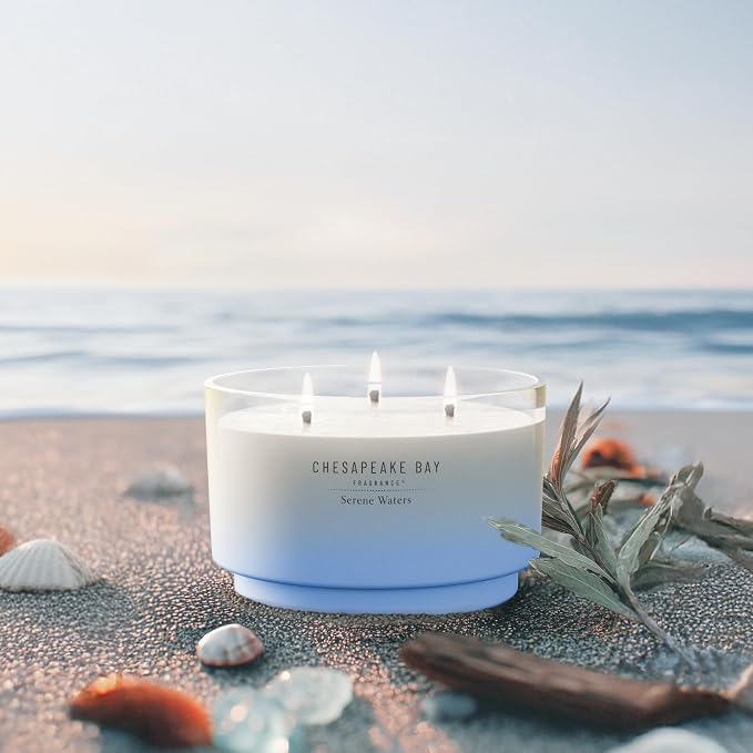 Chesapeake Bay, 14.5oz Serene Waters Scented Candle, Mood Evoking Fragrance - Image 2
