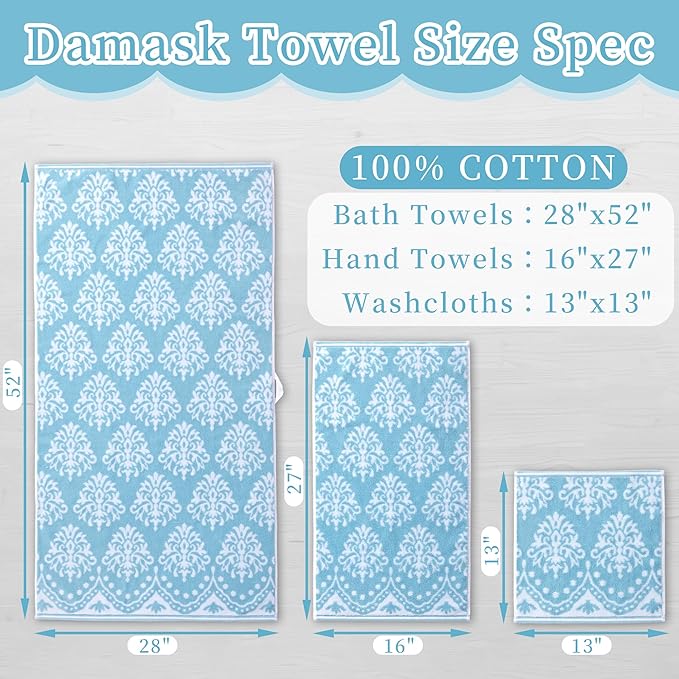 Patterned Bath Towels - Image 5
